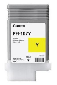 Canon PFI-107Y inkoustová náplň 1 kusů Originální Žlutá Obrázok pre Canon PFI-107Y inkoustová náplň 1 kusů Originální Žlutá