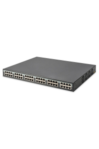 Obrázok pre Digitus DN-95117 síťový přepínač Gigabit Ethernet (10/100/1000) Podpora napájení po Ethernetu (PoE) 1U Šedá