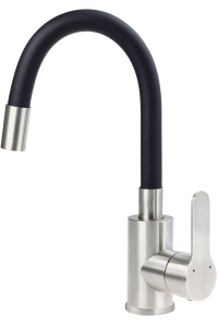 Obrázok pre Washbasin mixer with curved spout