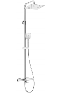 Obrázok pre Rain shower with thermostatic bathtub faucet