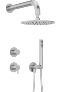 Concealed shower set with overhead shower Obrázok pre Concealed shower set with overhead shower