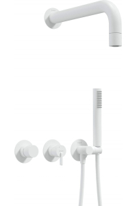 Obrázok pre Concealed shower set with hand shower - with horizontal mixer