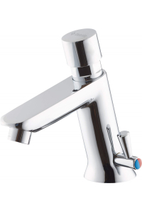 Obrázok pre Timed washbasin mixer with temperature control - without closing the drain