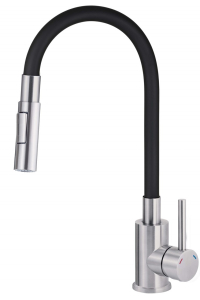 Kitchen faucet with bent spout - 2 types of spray Obrázok pre Kitchen faucet with bent spout - 2 types of spray
