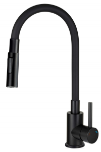 Kitchen faucet with bent spout - 2 types of spray Obrázok pre Kitchen faucet with bent spout - 2 types of spray
