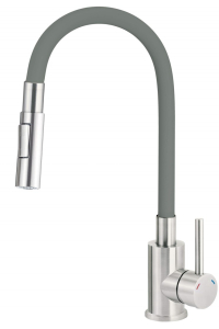 Obrázok pre Kitchen faucet with bent spout - 2 types of spray
