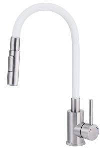 Obrázok pre Kitchen faucet with bent spout - 2 types of spray