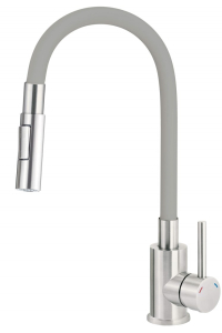 Obrázok pre Kitchen faucet with bent spout - 2 types of spray