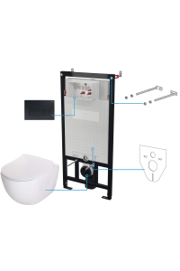Obrázok pre 6-in-1 concealed toilet set