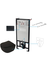 Obrázok pre 6-in-1 concealed toilet set