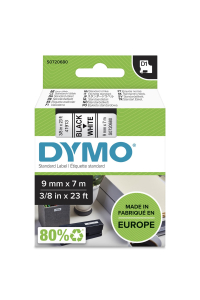 Obrázok pre DYMO páska D1 9mm x 7m, černá na bílé