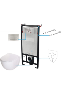 Obrázok pre 6-in-1 concealed toilet set