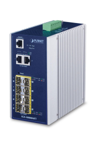 Obrázok pre PLANET IGS-10080MFT network switch Managed Gigabit Ethernet (10/100/1000) Blue, White