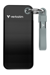 Obrázok pre Verbatim Pocket SSD 2 TB USB typu C 3.2 Gen 2 (3.1 Gen 2) Černá, Šedá