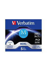 Verbatim 43834 prázdný Blu-Ray disk BDXL 100 GB 5 kusů Obrázok pre Verbatim 43834 prázdný Blu-Ray disk BDXL 100 GB 5 kusů