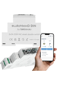 BLEBOX - switchboxD DIN FOR DIN RAIL MOUNTING Obrázok pre BLEBOX - switchboxD DIN FOR DIN RAIL MOUNTING