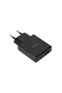 iBOX C-43 Slim GaN PD30W síťová nabíječka, černá Obrázok pre iBOX C-43 Slim GaN PD30W síťová nabíječka, černá