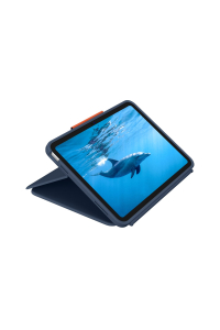 Logitech 920-011191 klávesnice pro mobilní zařízení QWERTZ Německý Smart Connector Modrá Obrázok pre Logitech 920-011191 klávesnice pro mobilní zařízení QWERTZ Německý Smart Connector Modrá