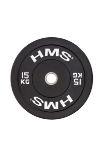 HMS Fitness BBR15 1 kusů Olympic Pogumované závaží Obrázok pre HMS Fitness BBR15 1 kusů Olympic Pogumované závaží