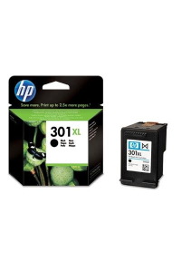 HP 301XL Černá originální inkoustová kazeta s vysokou výtěžností Obrázok pre HP 301XL Černá originální inkoustová kazeta s vysokou výtěžností