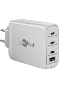 Goobay 65556 nabíječka na PDA/mobilní telefon Laptop, Chytrý telefon Bílá AC Rychlé nabíjení Vnitřní Obrázok pre Goobay 65556 nabíječka na PDA/mobilní telefon Laptop, Chytrý telefon Bílá AC Rychlé nabíjení Vnitřní