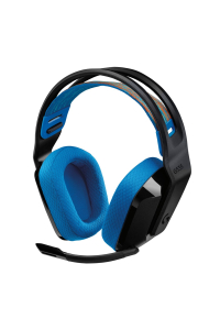 Logitech G G535 Sluchátka s mikrofonem Bezdrátový Přes hlavu Hraní Černá, Modrá Obrázok pre Logitech G G535 Sluchátka s mikrofonem Bezdrátový Přes hlavu Hraní Černá, Modrá