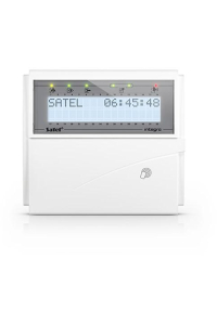 Obrázok pre SATEL LCD keypad (white backlight, 125 kHz proximity card reader) INT-KLCDR-W
