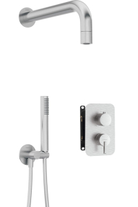 Obrázok pre Concealed shower set with mixer BOX - with hand shower