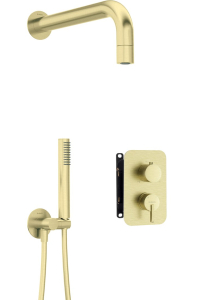 Obrázok pre Concealed shower set with mixer BOX - with hand shower