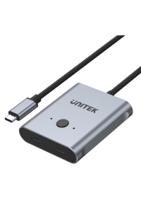 UNITEK D1078A rozbočovač rozhraní USB 3.2 Gen 1 (3.1 Gen 1) Type-C Šedá Obrázok pre UNITEK D1078A rozbočovač rozhraní USB 3.2 Gen 1 (3.1 Gen 1) Type-C Šedá