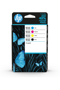 HP Čtyřbalení originálních inkoustů – černá 932, azurová/purpurová/žlutá 933 Obrázok pre HP Čtyřbalení originálních inkoustů – černá 932, azurová/purpurová/žlutá 933