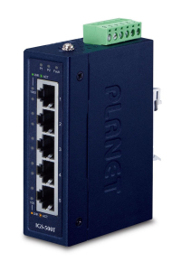 PLANET IGS-500T síťový přepínač Nespravované Gigabit Ethernet (10/100/1000) Modrá Obrázok pre PLANET IGS-500T síťový přepínač Nespravované Gigabit Ethernet (10/100/1000) Modrá