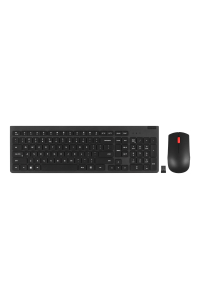 Lenovo 4X31N50746 klávesnice Obsahuje myš Univerzální RF bezdrátový QWERTY Americká angličtina Černá Obrázok pre Lenovo 4X31N50746 klávesnice Obsahuje myš Univerzální RF bezdrátový QWERTY Americká angličtina Černá