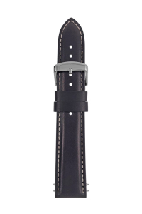 Obrázok pre Zeppelin leather strap black, 22 mm