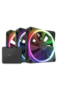 NZXT F120 RGB Triple Pack Počítačová skříň Ventilátor 12 cm Černá 3 kusů Obrázok pre NZXT F120 RGB Triple Pack Počítačová skříň Ventilátor 12 cm Černá 3 kusů