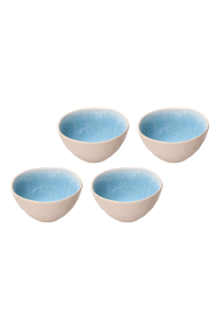 ROSE&TULIPANI CONCERTO FUSE AZZURRO Set of 4 medium bowls 15 cm Obrázok pre ROSE&TULIPANI CONCERTO FUSE AZZURRO Set of 4 medium bowls 15 cm
