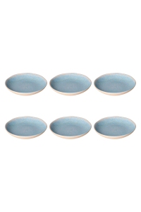 Obrázok pre ROSE&TULIPANI CONCERTO FUSE AZZURRO Set of 6 soup plates 21 cm