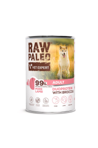 VETEXPERT Raw Paleo Duoprotein Pork & Lamb Adult - vlhké krmivo pro psy - 400g Obrázok pre VETEXPERT Raw Paleo Duoprotein Pork & Lamb Adult - vlhké krmivo pro psy - 400g
