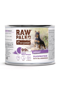 VETEXPERT Raw Paleo Duoprotein Duck & Boar Adult - vlhké krmivo pro psy - 200g Obrázok pre VETEXPERT Raw Paleo Duoprotein Duck & Boar Adult - vlhké krmivo pro psy - 200g