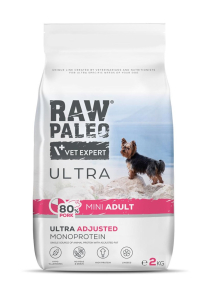 Obrázok pre VETEXPERT Raw Paleo Ultra Pork Mini Adult - suché krmivo pro psy - 2kg