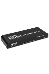 Qoltec 51798 Aktivní HDMI Splitter 4 x HDMI 4K x 2K | 3,4 Gb/s Obrázok pre Qoltec 51798 Aktivní HDMI Splitter 4 x HDMI 4K x 2K | 3,4 Gb/s