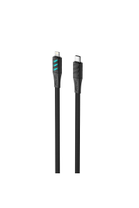 Havit CB6255 - Nabíjecí kabel USB typu C na Lightning, 1 m (černý) Obrázok pre Havit CB6255 - Nabíjecí kabel USB typu C na Lightning, 1 m (černý)