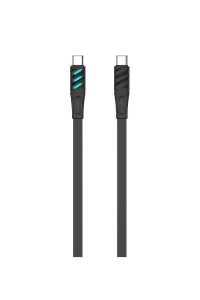 Havit CB6254 - Nabíjecí kabel USB typu C na USB typu C, 1 m (černý) Obrázok pre Havit CB6254 - Nabíjecí kabel USB typu C na USB typu C, 1 m (černý)