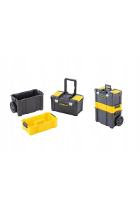 Stanley Essential Tvrdá bedna na nářadí Plast Šedá, Žlutá Obrázok pre Stanley Essential Tvrdá bedna na nářadí Plast Šedá, Žlutá
