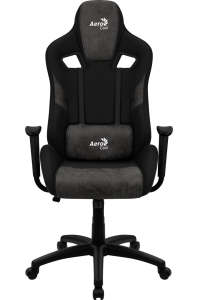 Aerocool COUNT AeroSuede Univerzální herní židle Černá Obrázok pre Aerocool COUNT AeroSuede Univerzální herní židle Černá