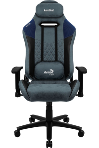 Obrázok pre Aerocool DUKE AeroSuede Univerzální herní židle Černá, Modrá