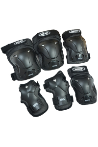 Roces Adult Standard Inline Skate Pads Black 301332 L Obrázok pre Roces Adult Standard Inline Skate Pads Black 301332 L