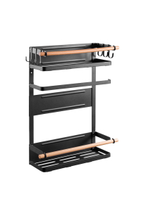 Magnetic shelf for fridge / washing machine Maclean, black, 12kg max, MC-910 Obrázok pre Magnetic shelf for fridge / washing machine Maclean, black, 12kg max, MC-910