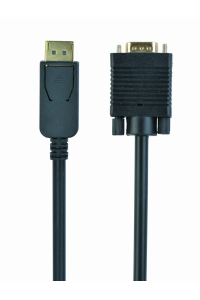 Obrázok pre Gembird CCP-DPM-VGAM-6 adaptér k video kabelům 1,8 m VGA (D-Sub) DisplayPort Černá