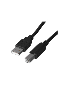 Obrázok pre Lanberg CA-USBA-10CC-0018-BK USB kabel USB 2.0 1,8 m USB B Černá